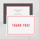 Search for red and black thank you cards Thanks