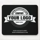 Search for website logo mousepads Black
