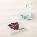 Recherche de drapeau norvégien dessous de verres Élégant