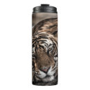 Recherche de visage de tigre tasses Noir