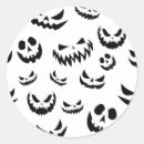 Search for jack o lantern face stickers Black