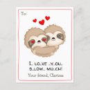 Search for sloth valentines day cards Kids