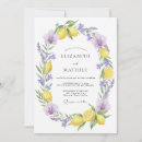 Search for lemon lavender invitations Yellow