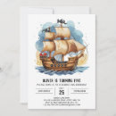 Search for treasure birthday invitations Kids