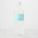 Recherche de wedding water bottle labels Monogramme