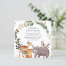 Search for animals square invitations Mother to be