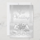Search for diamonds and pearls wedding invitations Modern