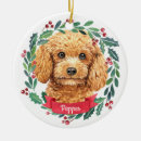 Search for apricot poodle ornaments Pet