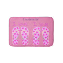 Search for flip flop bath mats Pink