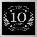 Search for 10th wedding anniversary art Black and white