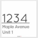 Search for apartment stickers Black and white