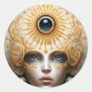 Recherche de surréalisme autocollants Femme