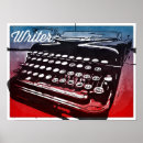 Recherche de typewriter posters Écrivain