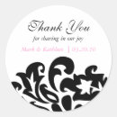Search for damask thank you stickers Floral