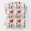 Search for poodle christmas wrapping paper Xmas