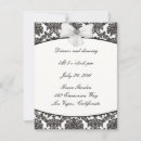 Recherche de conception de damassé invitations Floral