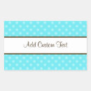 Search for teal and brown stickers Polka dots