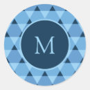 Search for blue geometric pattern stickers Triangle