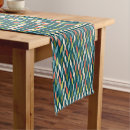Search for mid century modern table runners Turquoise