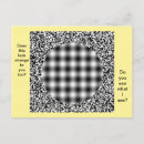 Search for optical illusion postcards Fun