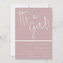 Search for mauve baby shower invitations Modern
