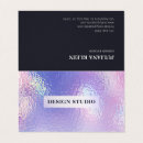 Search for rainbow foil business cards Hologram