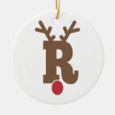 Search for letter r ornaments Reindeer