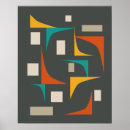 Search for teal and brown posters Mid century modern