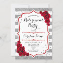 Recherche de rayures rouges et blanches invitations Fleurs