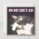 Search for 30th cat birthday cards Humour