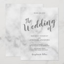 Search for white marble wedding invitations Modern
