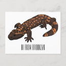 Recherche de monstre gila cartes postales Reptile