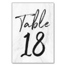 Search for 18 table cards White