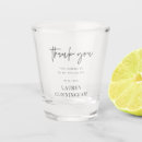 Search for graduation shot glasses Black and white