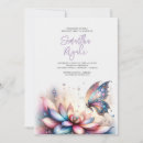 Search for mystical birthday invitations Pink