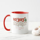 Search for retro font mugs Merry and bright