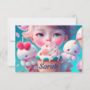 Search for kawaii thank you cards Pink