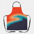 Search for colourful swirls aprons Vintage