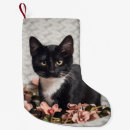 Search for tuxedo cat christmas stockings Pet