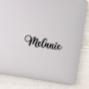 Recherche de melanie autocollants Manuscrit