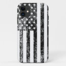 Recherche de drapeau noir et blanc iphone coques Américain