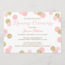 Search for naming ceremony invitations Pink