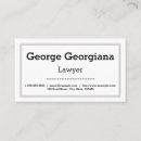 Search for borders business cards Minimalist