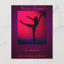Search for dance recital invitations Ballerina