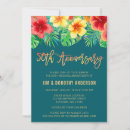 Search for hawaiian anniversary invitations Modern