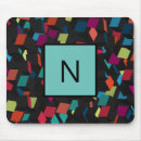 Recherche de géométrique multicolore tapis souris Moderne