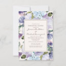Recherche de dusty blue floral répétition dîner invitations Élégant