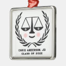 Search for lawyer ornaments Law school graduation