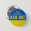 Recherche de volontaire badges Jaune