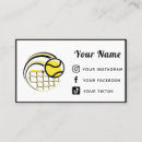 Recherche de tennis coach cartes visite Moderne